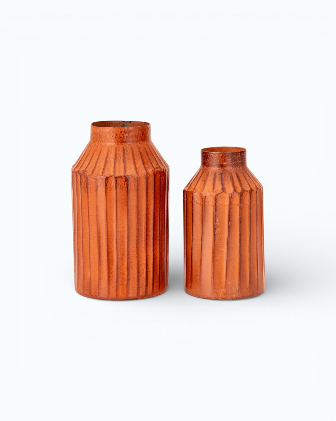 Industrial Ribbed Cylinder Pots