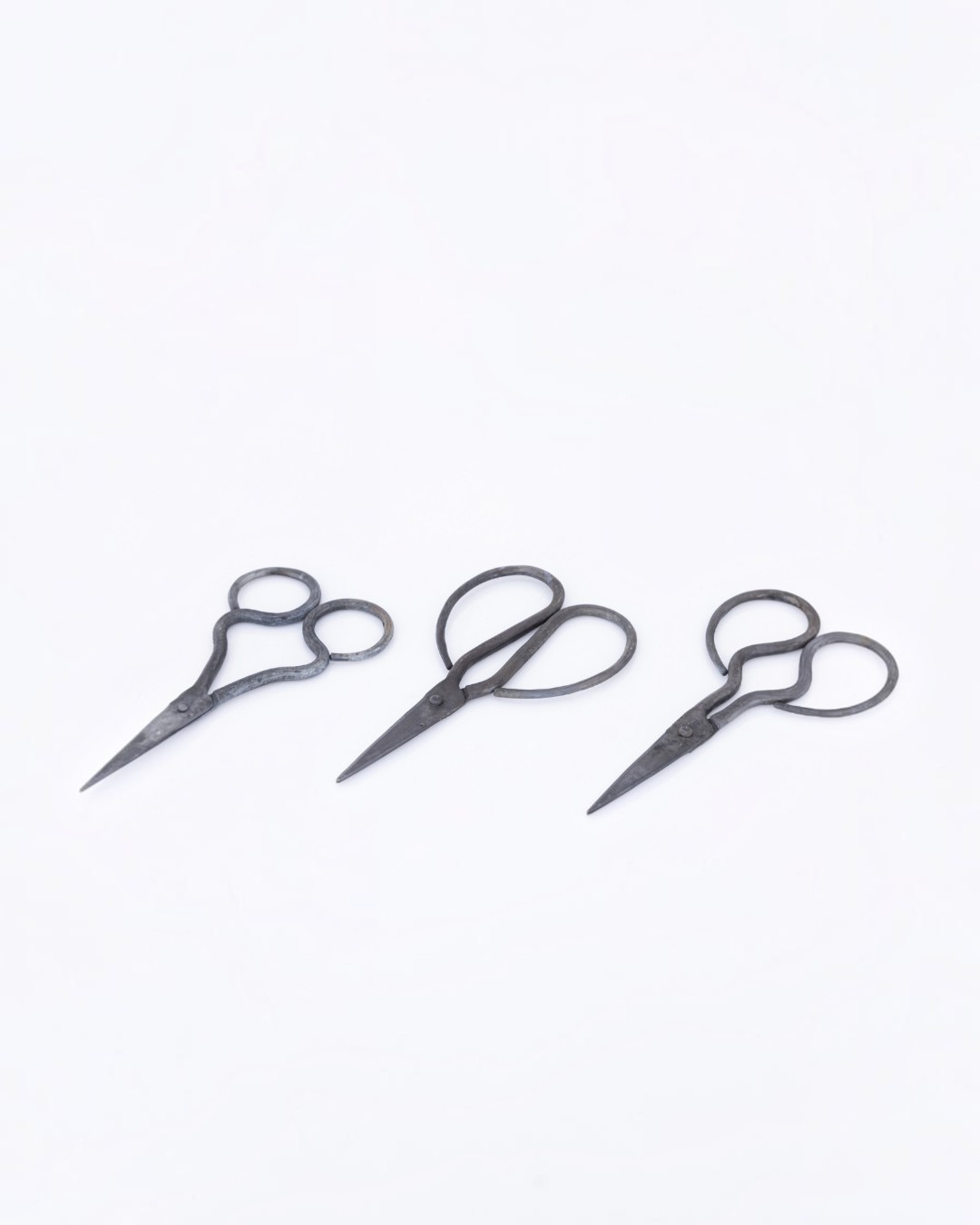Old Hot Iron Vintage Handcrafted Forged Iron Scissors