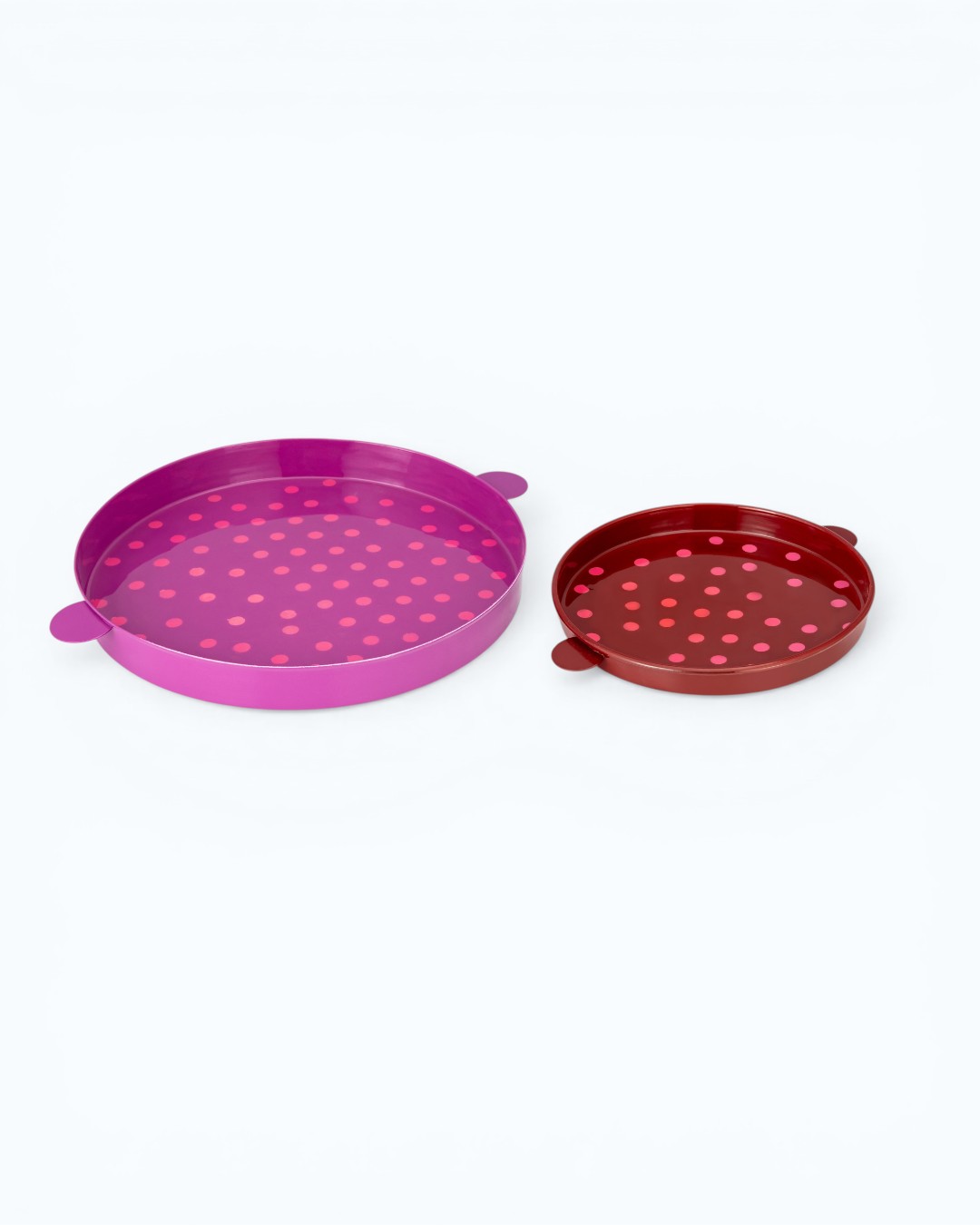 Playful Dots Vibrant Tabbed Trays