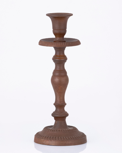 Ribbed Classic Candlestick Holder