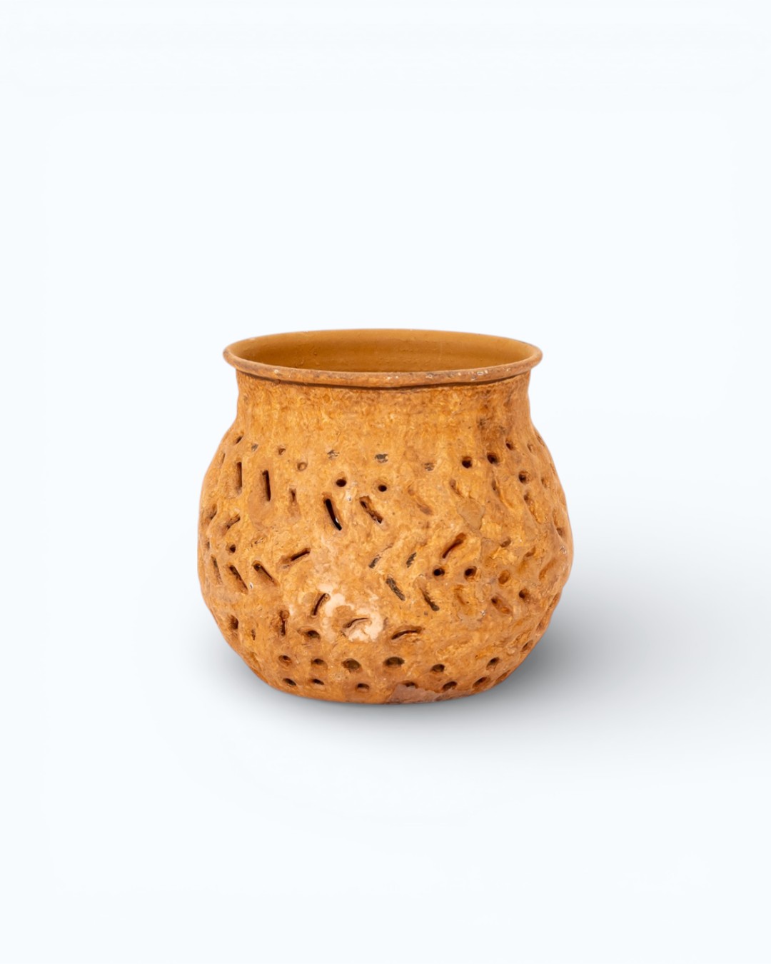 Rustic Pierced Texture Votive