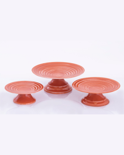 Textured Cake Stand Set of 3