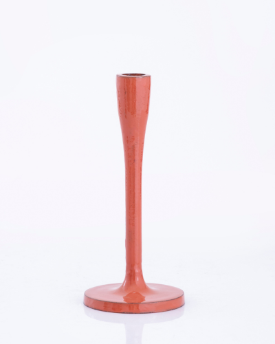 Modern Tapered Coral Candlestick