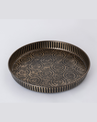 Mandala Pattern Brass Plate