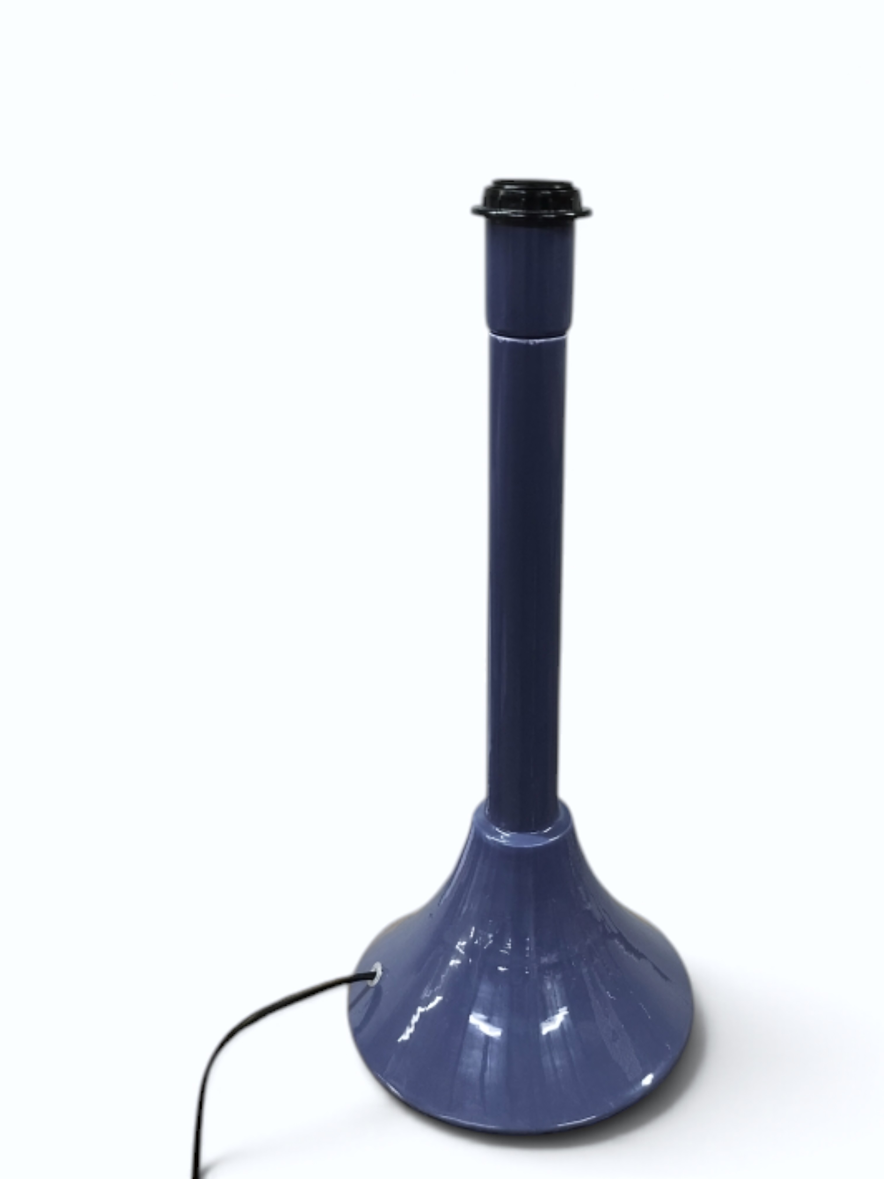 Slate Blue Flared Lamp Base