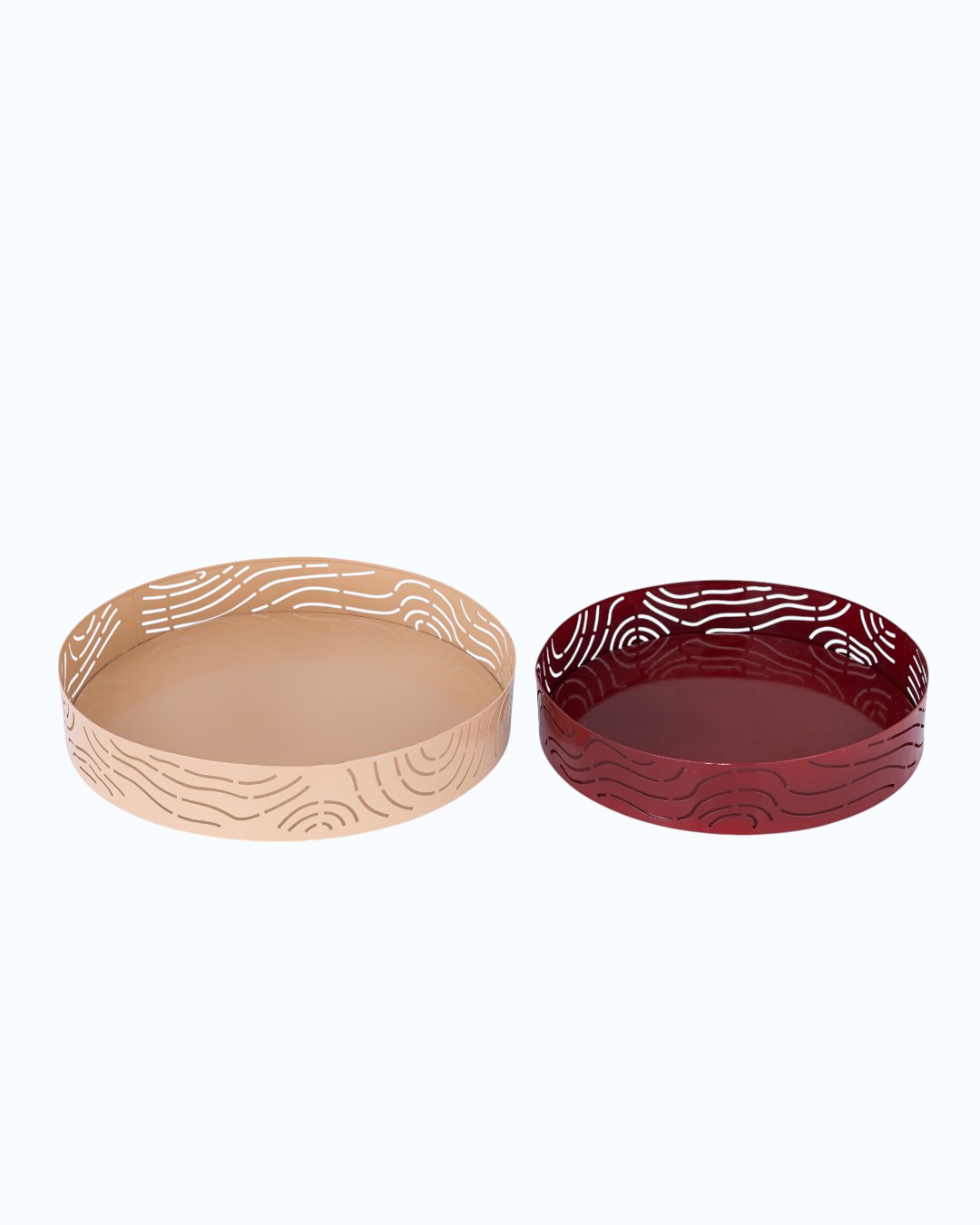 Laser Cut Circular Pattern Gallery Trays