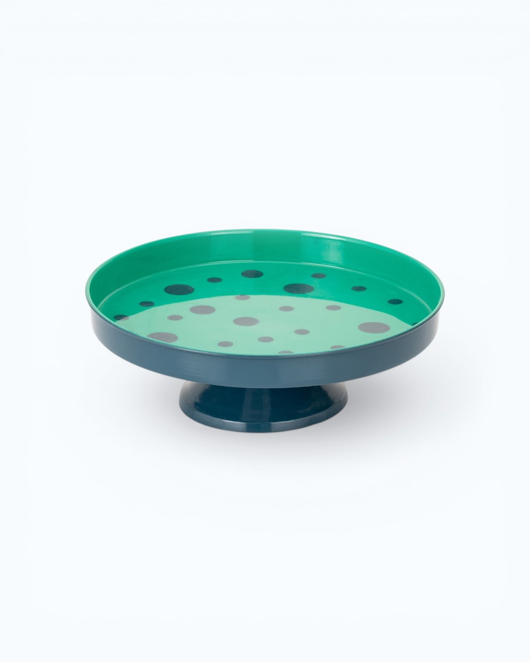 Playful Dots Teal Two-Tone Stand
