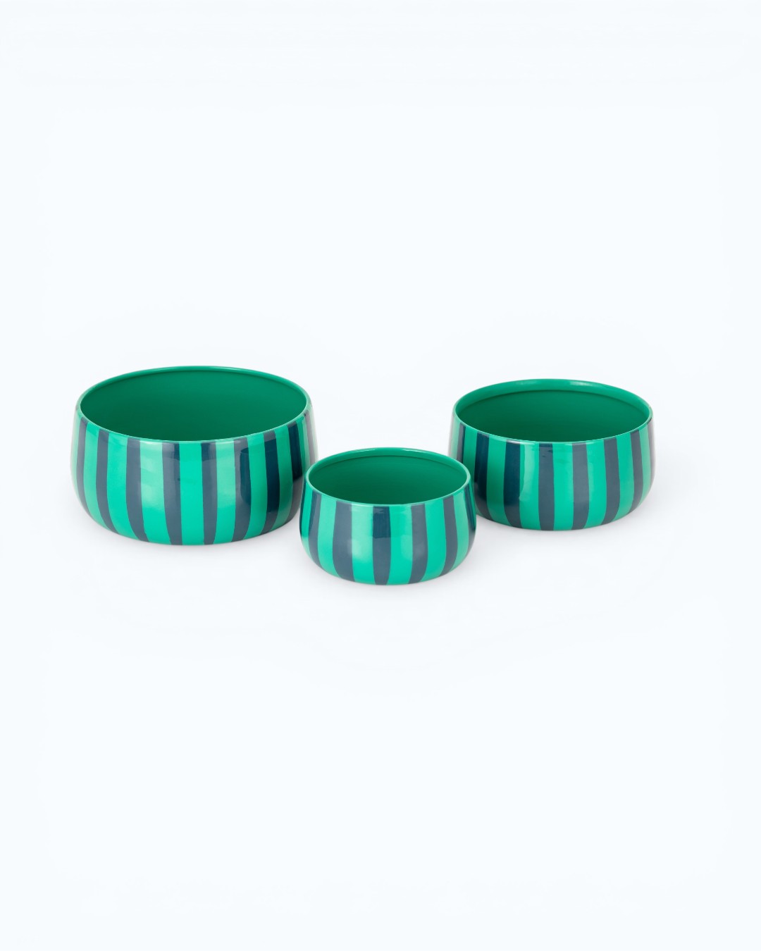 Joyful Stripes Teal Trio Set