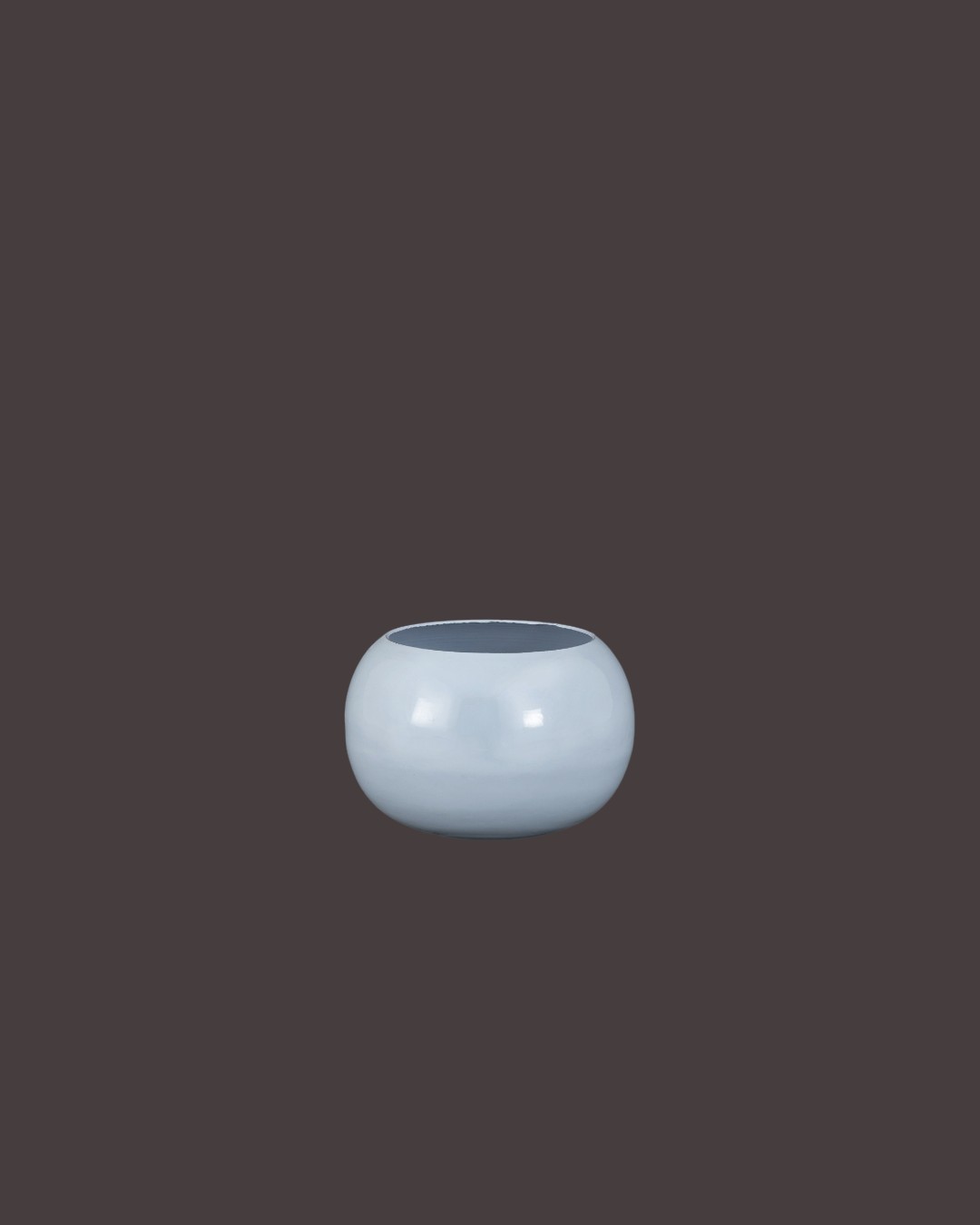 Seamless Powder Blue Orb Bowl