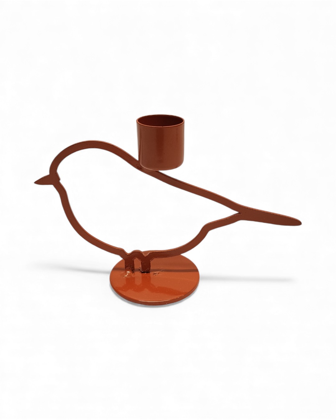 Minimalist Bird Outline Taper Candle Holder