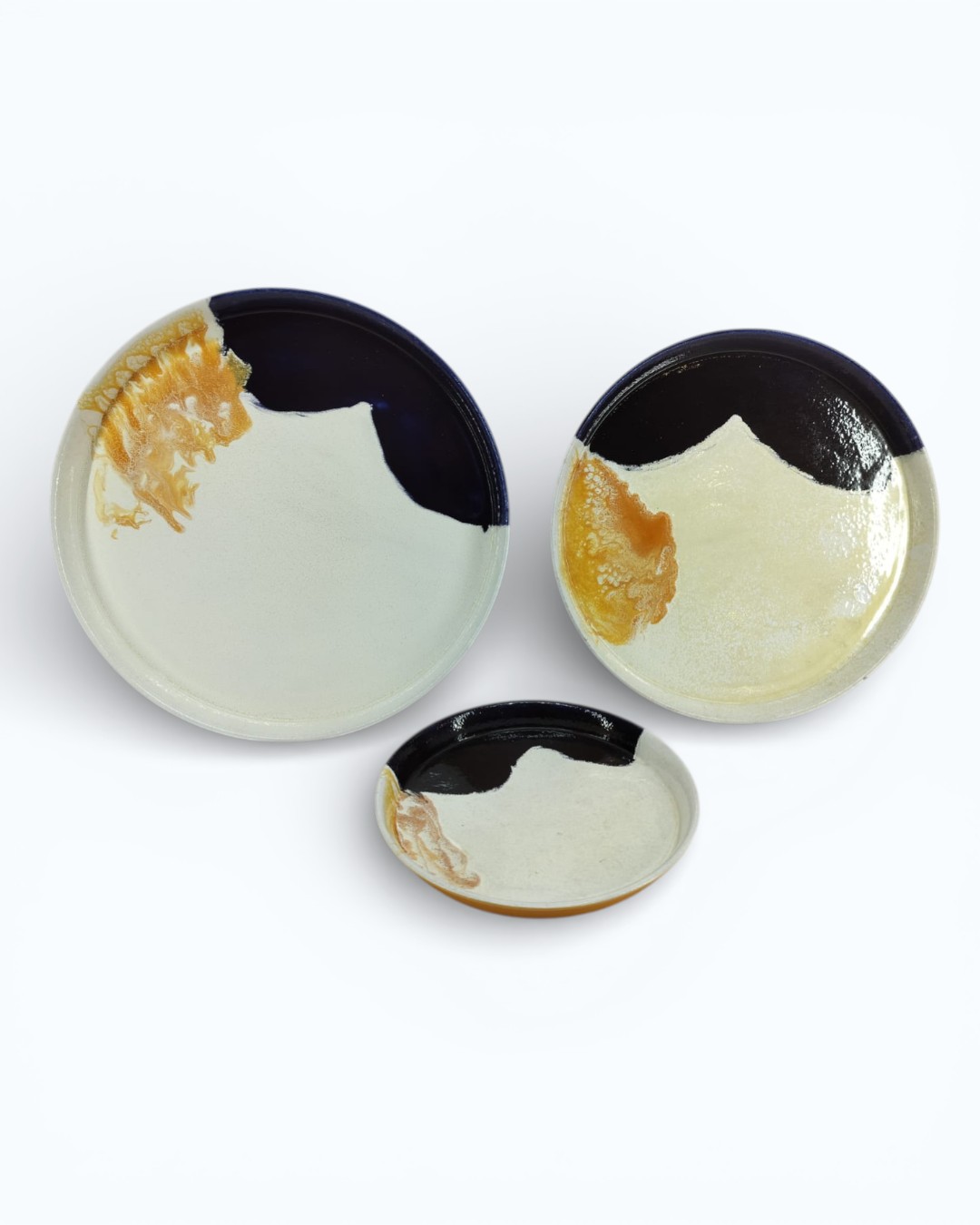 Molten Amber Radiant Nested Trio