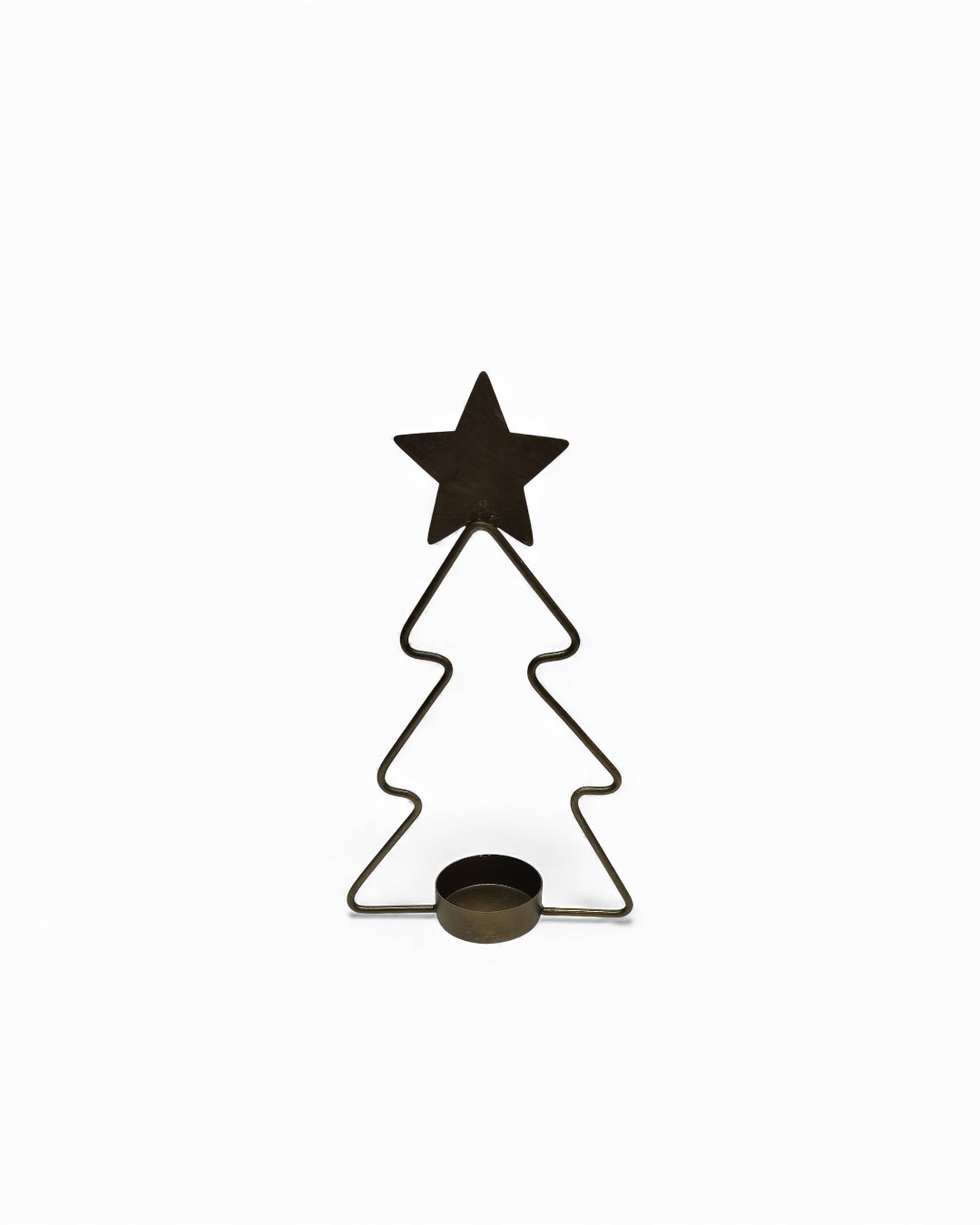 The Star-Topped Fir: Festive Tealight Luminary