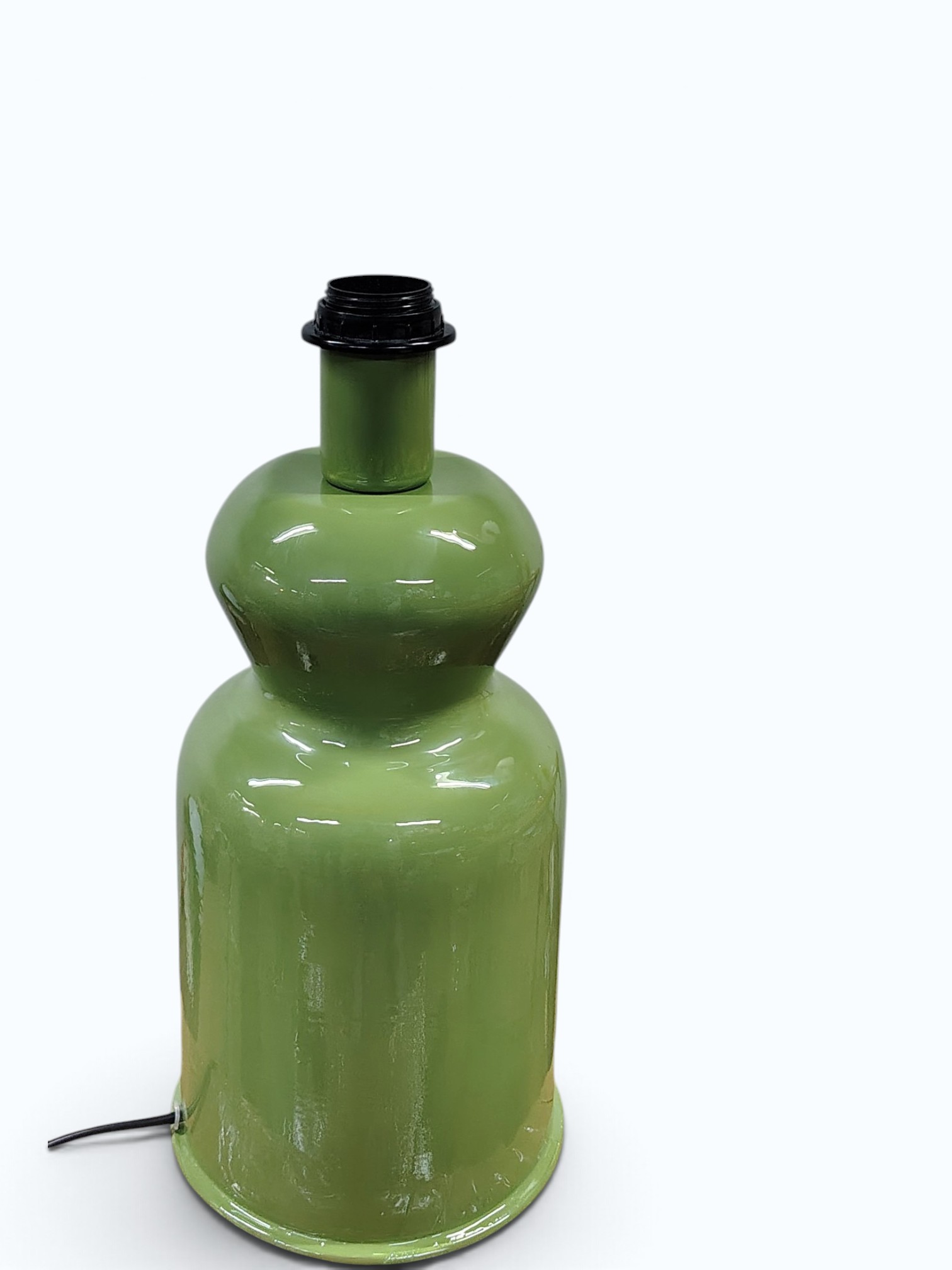 Glossy Olive Double Gourd Base