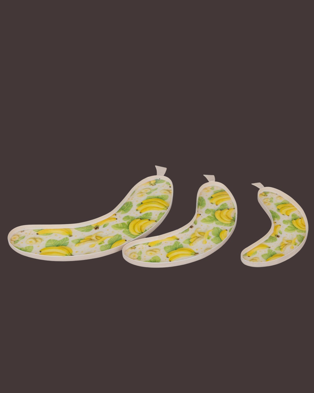 Fruity Affair "Banana Split" Curved Tray Set