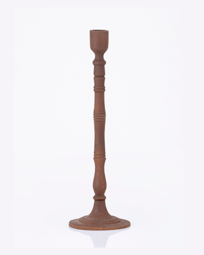 Spindle-Stem Candlestick Holder