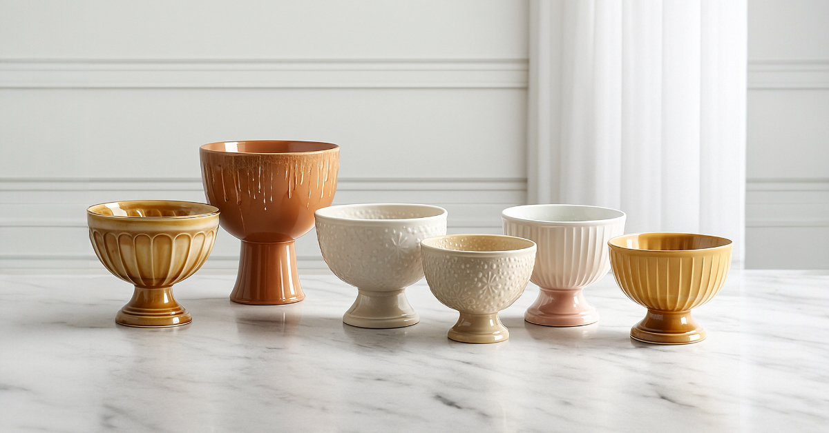 Pedestal Bowls