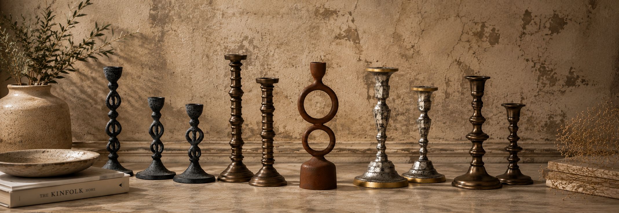 Rustic Era Candle Sticks